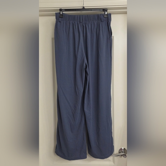HALARA Navy Wide-Leg Lounge Pants - Picture 2 of 8